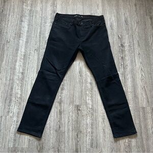 Old Navy Slim Built In Flex Black Jeans Size 38” X 34”